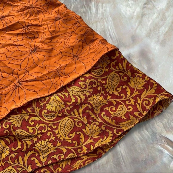 Jedzebel 80% Silk Wrap Skirt - Picture 6 of 8